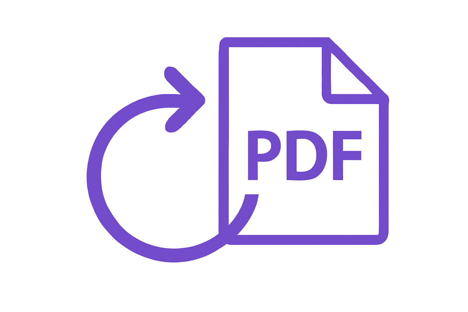 Rotate PDF Icon